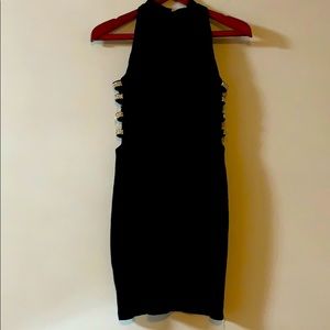 Speechless Sheer Black Dress